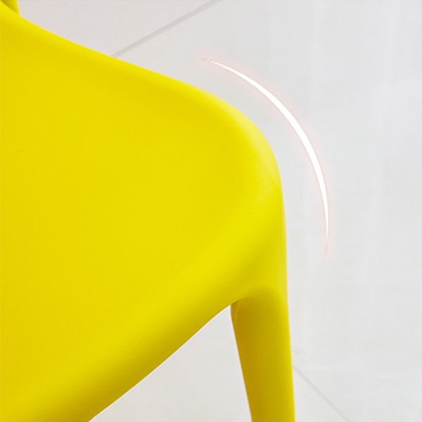 Modern Style Plastic Dining Chairs Open Back Stackable Dining Chair for Kitchen Clearhalo ' kitchen&dining_furn' 'Dining Chairs' 'Dining Tables & Seating' 'dining_chair' 'furn' 'furn_dining_chair' 'Furniture' 'furniture_dining_chair' 'Kitchen & Dining Furniture' 'kitchen' 1200x1200_595cb978-8f7d-47bf-a931-cfb8a7c1cdaa