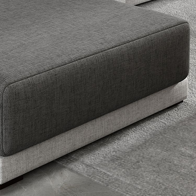 Contemporary Loose Back Removable Cushions Sofa with Reversible Chaise for Living Room Clearhalo 'furn' 'furn_sectionals' 'Furniture' 'furniture_sectionals' 'kitchen' 'kitchen_sectionals' 'Living Room Furniture' 'Sectionals' 1200x1200_595cda65-0e92-4a99-a603-8820b6c96ce1
