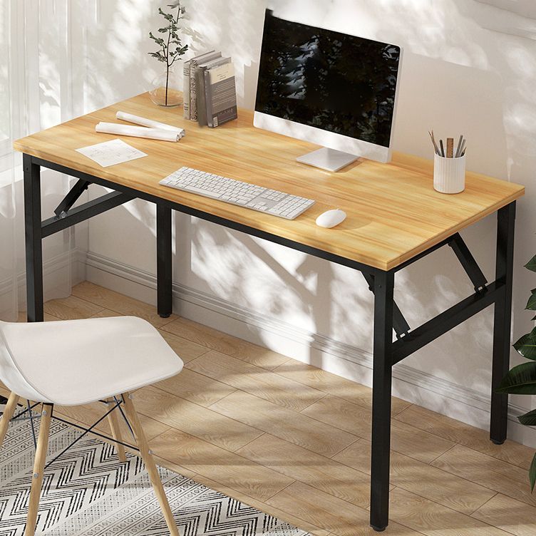 Industrial Folding Writing Desk Rectangular Wooden Computer Desk Clearhalo 'furn' 'furn_office_desk' 'Furniture' 'Office Desks' 'Office Furniture' 'office_desk' 1200x1200_595ffde4-3284-41cd-9c78-f87d6e129b5a