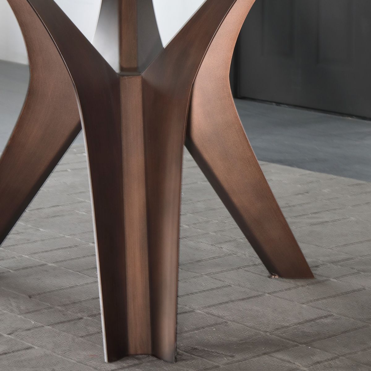 Modern Style Sintered Stone Dining Set Round 1/4/7 Pieces Dining Set for Home Use Clearhalo 'Dining Room Sets' 'Dining Tables & Seating' 'dining_room_set' 'furn' 'furn_dining_room_set' 'Furniture' 'Kitchen & Dining Furniture' 1200x1200_59635637-c731-4bee-b08c-35c79ae1ec07