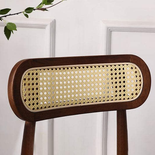 Modern Solid Rubberwood Dining Chair Open Back Kitchen Dining Chairs Clearhalo ' kitchen&dining_furn' 'Dining Chairs' 'Dining Tables & Seating' 'dining_chair' 'furn' 'furn_dining_chair' 'Furniture' 'furniture_dining_chair' 'Kitchen & Dining Furniture' 'kitchen' 1200x1200_596396b2-3860-4d54-8330-442de4a95563