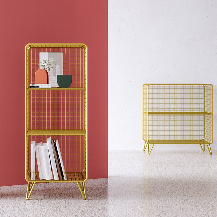 Glam Style Bookshelf Metal Standard Shelf Bookcase for Home Use Clearhalo 'Bookcases' 'furn' 'furn_bookcases' 'Furniture' 'furniture_bookcases' 'Office Furniture' 1200x1200_59652fbc-9559-45b4-95f0-b9cb5d6cada2