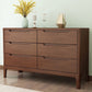 Mid-Century Modern Accent Chest with Straight Legs in Rubberwood Clearhalo 'Cabinets & Chests' 'cabinets_chests' 'furn' 'furn_cabinets_chests' 'Furniture' 'Living Room Furniture' 1200x1200_5967b5f4-5df6-48da-8e6c-1c79cc639b3e
