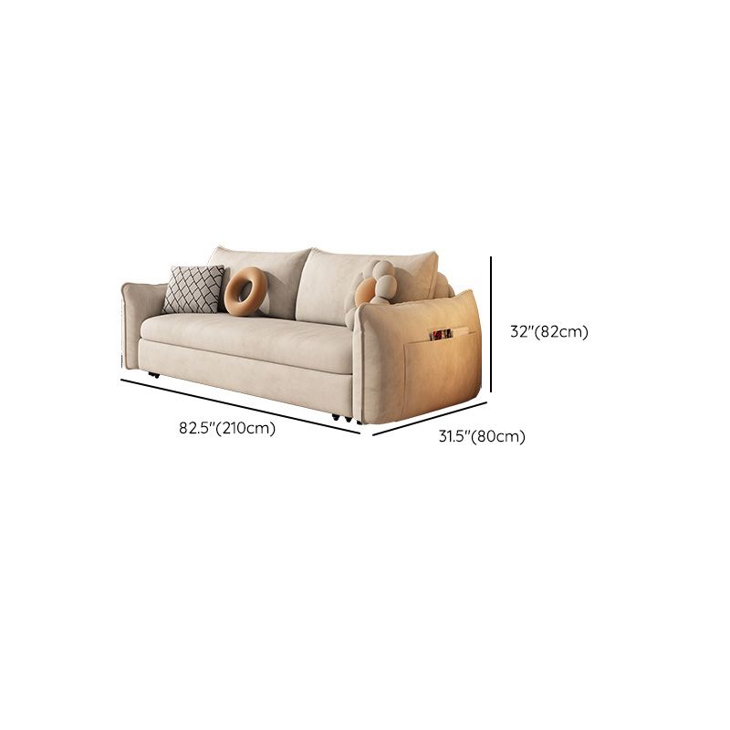 32"H Scandinavian Sleeper Sofa Futon Leather Storage Sleeper Sofa Clearhalo 'furn' 'furn_futons' 'Furniture' 'Futons & Daybeds' 'Futons' 'Living Room Furniture' 1200x1200_5967c8cf-4e7a-46d1-9d52-c6ccbfb9ce0b