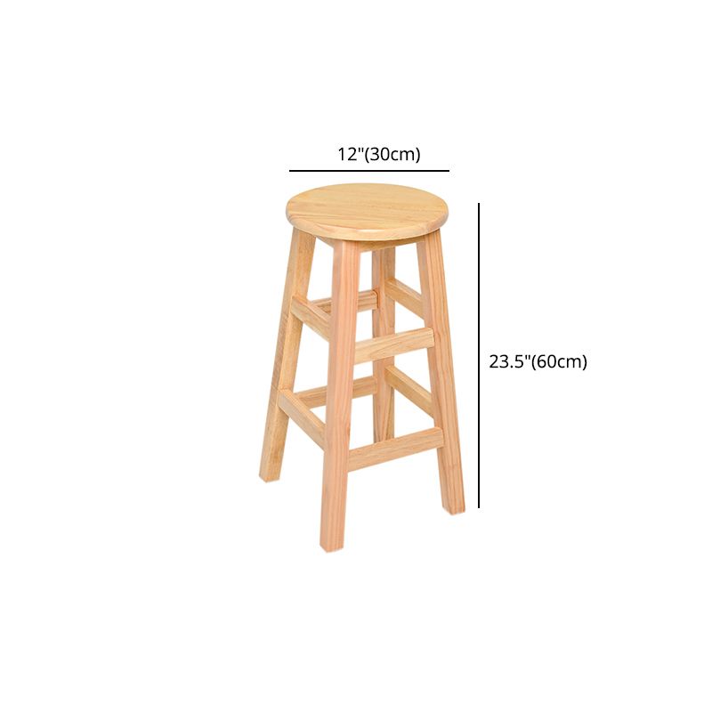 Modern Style Solid Wood Bar Stool with Footrest Living Room Lounge Bar Stool Clearhalo 'Bar Furniture' 'Bar Stools' 'bar_stools' 'furn' 'furn_bar_stools' 'furniture_bar_stools' 'Kitchen & Dining Furniture' 'kitchen&dining_furn' 'kitchen' 'kitchen_furn' Furniture' 1200x1200_59689273-543b-45a3-b628-0a31351c14c4
