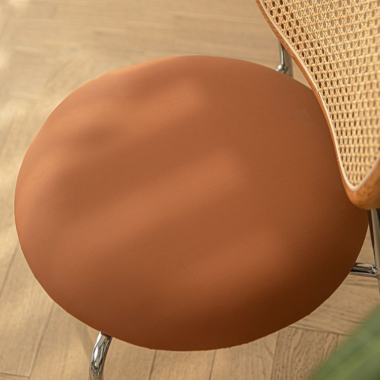 Modern Style Dining Chairs Armless Side Open Back Chair with Metal Legs for Kitchen Clearhalo ' kitchen&dining_furn' 'Dining Chairs' 'Dining Tables & Seating' 'dining_chair' 'furn' 'furn_dining_chair' 'Furniture' 'furniture_dining_chair' 'Kitchen & Dining Furniture' 'kitchen' 1200x1200_596d049b-92bf-4d81-a53a-525f56daeb80