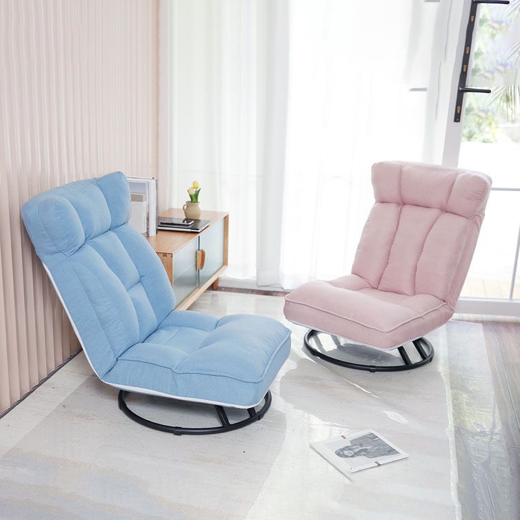 Sedia reclinabile in metallo reclinabile in tessuto