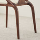 Modern Simple Side Chair Wooden Base Side Dining Chair for Living Room
