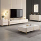 White Stone TV Stand Glam TV Media Stand with Legs for Living Room Clearhalo 'furn' 'furn_tv_stands_entertainment_centers' 'Furniture' 'Living Room Furniture' 'TV Stands & Entertainment Centers' 'TV Stands & Media Storage Furniture' 'tv_stands_entertainment_centers' 1200x1200_59701c22-cf9a-4592-96e6-9e2612f03989