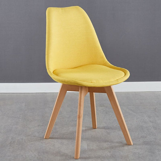 Eames Armless Dining Chairs Scandinavian Side Dining Chairs with Wood Legs Clearhalo ' kitchen&dining_furn' 'Dining Chairs' 'Dining Tables & Seating' 'dining_chair' 'Furniture' 'furniture_dining_chair' 'Kitchen & Dining Furniture' 'kitchen' 1200x1200_597051d9-0ba5-4f0d-86b0-e3473db60548