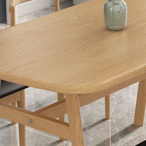 Minimalist Traditional Height Wood Dining Table Rectangle Dining Room Set For Home Clearhalo 'Dining Room Sets' 'Dining Tables & Seating' 'dining_room_set' 'furn' 'furn_dining_room_set' 'Furniture' 'furniture_dining_room_set' 'Kitchen & Dining Furniture' 'kitchen&dining_furn' 'kitchen' 1200x1200_5972eccd-25d6-4688-8708-00f22b1434de