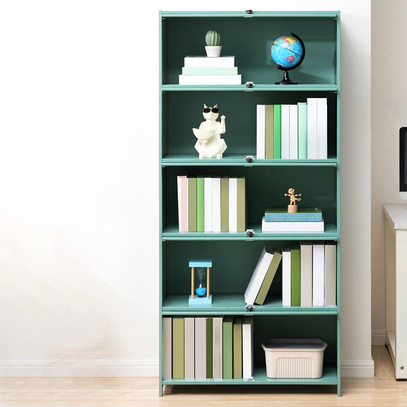 Contemporary Green Barrister Bookcase Bamboo Bookcase for Home Office Clearhalo 'Bookcases' 'furn' 'furn_bookcases' 'Furniture' 'furniture_bookcases' 'kitchen' 'kitchen_bookcases' 'Living Room Furniture' 'Office Furniture' 1200x1200_5973a000-0846-4084-a314-8a9dfc41be0e