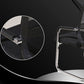 Modern Armless Upholstered Office Chair Steel No Wheels Office Chair