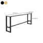 Rectangle Faux Marble Bar Height Table Contemporary Trestle Base Bar Table Clearhalo 'Bar Furniture' 'Bar Tables' 'bar_tables' 'furn' 'furn_bar_tables' 'Furniture' 'Kitchen & Dining Furniture' 1200x1200_597dd23c-6a73-46ce-a2f9-b3e9a8daca2d
