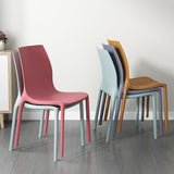 Nordic Style Plastic Dining Chairs Kitchen Armless Dining Chairs Clearhalo 'Dining Chairs' 'Dining Tables & Seating' 'dining_chair' 'Furniture' 'furniture_dining_chair' 'Kitchen & Dining Furniture' 1200x1200_597e2d8e-d9a2-43c1-9df3-4e05de3ac9c7