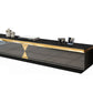 Glass TV Stand Console Enclosed Storage TV Console with Drawers Clearhalo 'furn' 'furn_tv_stands_entertainment_centers' 'Furniture' 'Living Room Furniture' 'TV Stands & Entertainment Centers' 'TV Stands & Media Storage Furniture' 'tv_stands_entertainment_centers' 1200x1200_597e8671-e09c-4ce0-8436-e1845799c4d7