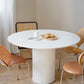 Simplicity Round Top Restaurant Table White Metal Base Dining Table Clearhalo 'Dining Tables & Seating' 'Dining Tables' 'dining_table' 'furn' 'furn_dining_table' 'Furniture' 'Kitchen & Dining Furniture' 1200x1200_597ea3a2-40c9-4530-8d8d-e2e600d3e04a