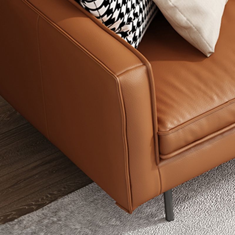 Living Room Standard Stationary Cushions Faux Leather Square Arm Sofa Clearhalo 'furn' 'furn_sofas' 'Furniture' 'Living Room Furniture' 'Sofa' 'sofas' 1200x1200_597f5917-9450-4e33-8b03-b075cc653908