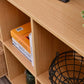 Engineered Wood Shelf Bookcase Contemporary Bookshelf for Study Room