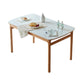 Solid Wood Frame Dining Table Rectangle Dinette Table for Home Clearhalo 'Dining Tables & Seating' 'Dining Tables' 'dining_table' 'furn' 'furn_dining_table' 'Furniture' 'Kitchen & Dining Furniture' 1200x1200_5983ac0f-cb92-4184-94f2-7205a556bf17