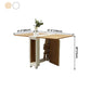 47'' Foldable Artificial Wood Table Modern Rectangle Table (only table) Clearhalo ' dining_table' 'Dining Tables & Seating' 'Dining Tables' 'Furniture' 'furniture_dining_table' 'Kitchen & Dining Furniture' 'kitchen&dining_furn' 'kitchen' 'kitchen_dining_table' 1200x1200_5983ffa3-8ff7-4c9c-9dc5-a6b7135b2019