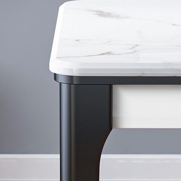 Dining Room Set Modern with Sintered Stone Dining Table and Solid Wood Chairs Clearhalo 'Dining Room Sets' 'Dining Tables & Seating' 'dining_room_set' 'furn' 'furn_dining_room_set' 'Furniture' 'furniture_dining_room_set' 'Kitchen & Dining Furniture' 'kitchen&dining_furn' 'kitchen' 1200x1200_5986581d-792f-4bc2-b40a-3f94c8f3d807