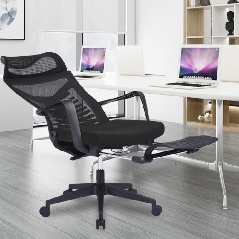 Modern Fixed Arms Office Chair Tilt Mechanism No Distressing Desk Chair Clearhalo 'furn' 'furn_office_chair' 'Furniture' 'Office Chairs' 'Office Furniture' 'office_chair' 1200x1200_5987a0fb-1a37-4b09-a44c-260a0346e66e
