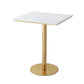 Glam Gold Metal Bar Table 21.6"W Top Marble Bistro Table for Breakroom Clearhalo 'Bar Furniture' 'Bar Tables' 'bar_tables' 'furn' 'furn_bar_tables' 'Furniture' 'furniture_bar_tables' 'Kitchen & Dining Furniture' 'kitchen&dining_furn' 'kitchen' 1200x1200_59881592-8544-4043-aa8a-1acf987bcd7f