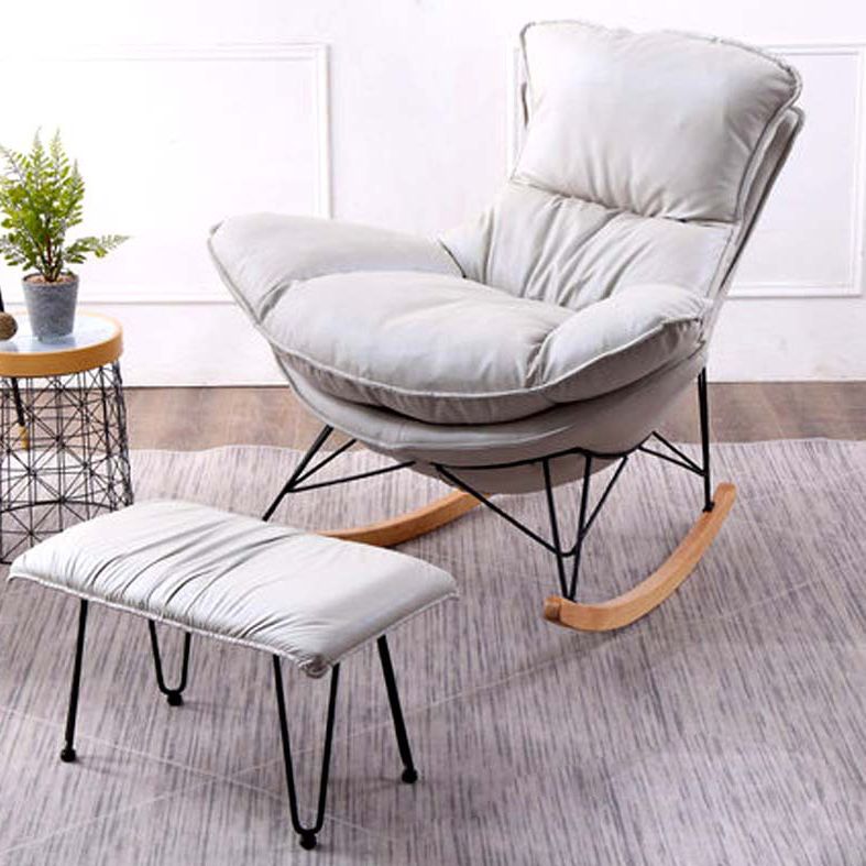 Chaise de canapé moderne adulte intérieur chaise à bascule de loisirs pour le salon