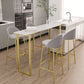 Modern Sintered Stone Table Rectangle Bar Counter Table for Home Clearhalo 'Bar Furniture' 'Bar Tables' 'bar_tables' 'furn' 'furn_bar_tables' 'Furniture' 'furniture_bar_tables' 'Kitchen & Dining Furniture' 1200x1200_59891ef4-998d-4f1e-9a1e-135e0c8539ca