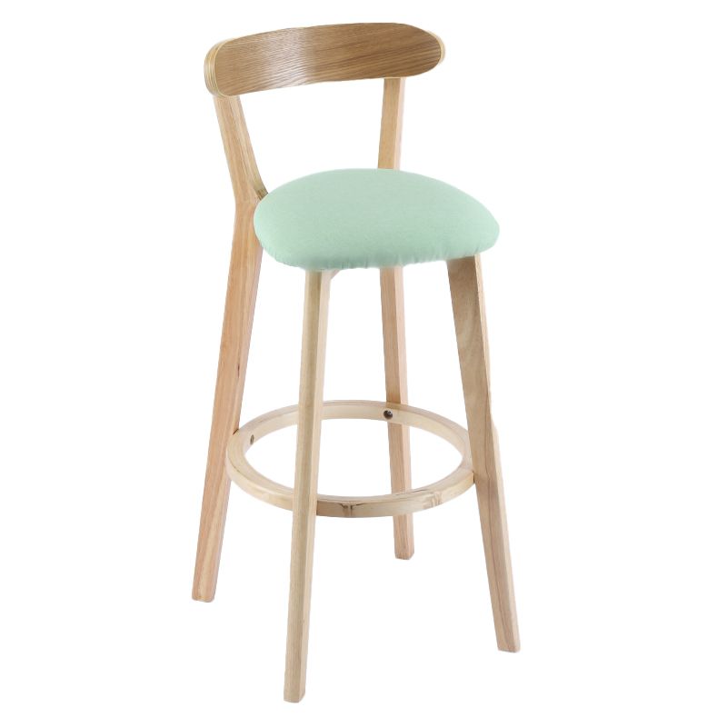 Contemporary Wooden Counter Height Stools Cushion Bar Stool for Indoor Clearhalo 'Bar Furniture' 'Bar Stools' 'bar_stools' 'furn' 'furn_bar_stools' 'Furniture' 'Kitchen & Dining Furniture' 1200x1200_5989e933-b4f8-42c7-abb3-e7830bdf19bf