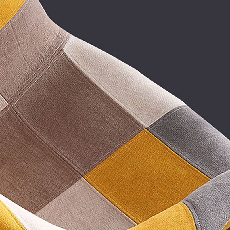 Restaurant Scandinavian Upholstered Arm Chair Matte Finish Solid Back Dining Chair Clearhalo ' kitchen&dining_furn' 'Dining Chairs' 'Dining Tables & Seating' 'dining_chair' 'Furniture' 'furniture_dining_chair' 'Kitchen & Dining Furniture' 'kitchen' 1200x1200_598dde3a-f026-467d-b664-5c125f212b25