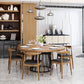 Round Table Contemporary Style Solid Wood Dining Table for Home Kitchen