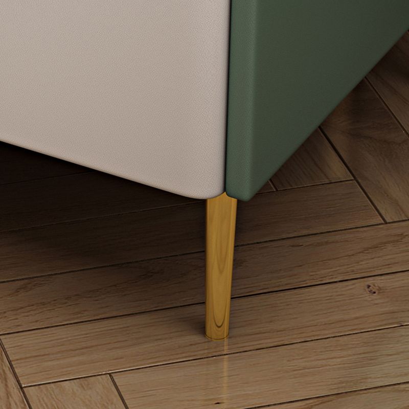 Comodino da comodino in pietra glam accento comodino con 2 cassetti