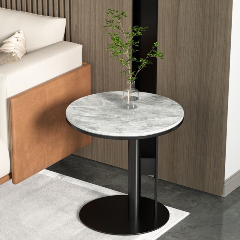 Modern End Table Round Minimalist Side End Table for Living Room