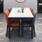 Modern Style Dining Room Dinner Table Stone 4 Legs Dining Table Clearhalo 'Dining Tables & Seating' 'Dining Tables' 'dining_table' 'furn' 'furn_dining_table' 'Furniture' 'Kitchen & Dining Furniture' 1200x1200_599330b0-f352-48ee-bb4c-163d38469cc2