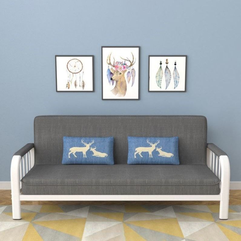 Eigentijdse vierkante arm slaapbank wasbare cabriolebank voor woonkamer