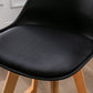 Contemporary Backrest Bar Stool Leather Wood 4 Legs Bar Stool , 1 Piece Clearhalo 'Bar Furniture' 'Bar Stools' 'bar_stools' 'furn' 'furn_bar_stools' 'furniture_bar_stools' 'Kitchen & Dining Furniture' 'kitchen&dining_furn' 'kitchen' 'kitchen_furn' Furniture' 1200x1200_5993c415-79da-4d35-b894-166762c82ae5