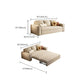 Contemporary Foldable Futon Sleeper White Futon and Mattress Clearhalo 'furn' 'furn_futons' 'Furniture' 'Futons & Daybeds' 'Futons' 'Living Room Furniture' 1200x1200_59942df5-96d0-4bf7-a817-f655f16ed2d1