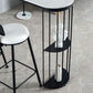 Glam Table and Stool Set Oval 1/2/3 Pieces Bar Pub Table Set Clearhalo 'Bar Furniture' 'furn' 'furn_home_bar_bar_sets' 'Furniture' 'Home Bars & Bar Sets' 'home_bar_bar_sets' 'Kitchen & Dining Furniture' 1200x1200_5994ee34-6cfc-433d-8239-a02682b761e2