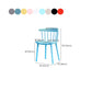 Contemporary Kitchen Dining Chair Plastic Slat Back Side Chair Clearhalo 'Dining Chairs' 'Dining Tables & Seating' 'dining_chair' 'furn' 'furn_dining_chair' 'Furniture' 'Kitchen & Dining Furniture' 1200x1200_59976e7e-764e-45f9-990d-476011d957f5