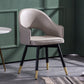 Glam PU Leather Dining Chairs Open Back Dining Side Furniture in Matte Finish Clearhalo 'Dining Chairs' 'Dining Tables & Seating' 'dining_chair' 'furn' 'furn_dining_chair' 'Furniture' 'Kitchen & Dining Furniture' 1200x1200_5998b273-9d28-4c41-93d4-751ccf901d7e