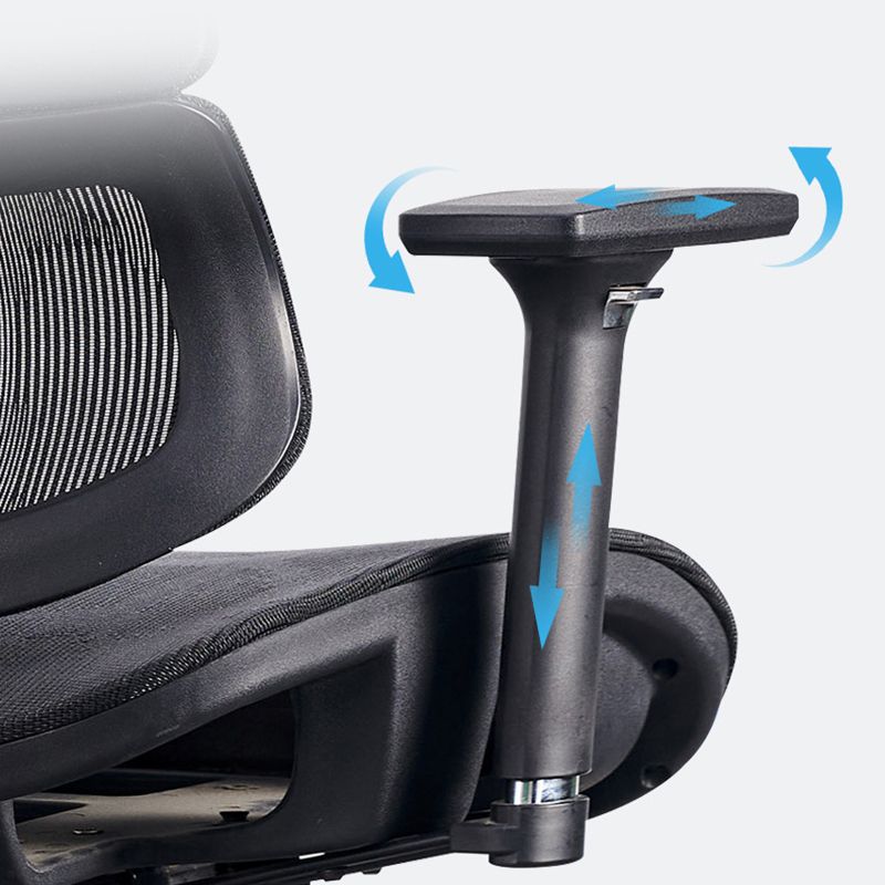 Modern & Contemporary Wheels Chair Black Task High Back Chair Clearhalo 'furn' 'furn_office_chair' 'Furniture' 'Office Chairs' 'Office Furniture' 'office_chair' 1200x1200_599954a9-5a27-4f93-82f1-db9e7bbeb0e8