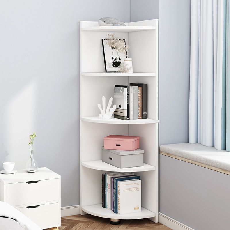 Moderno shelf -shelf -shelf -shelfcase libreria in legno ingegnerizzato con armadi