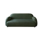 Modern Tight Back Settee Couch Square Arm Standard Sofa Couch