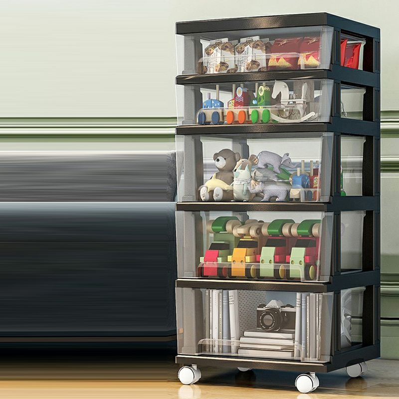 Armoire de rangement contemporaine avec des jambes armoire de garde-robe de 5 tirages