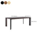 Industrial Dining Room Table Solid Wood Rectangle Dinette Table for Home