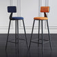 Modern Armless Backrest Counter Stool Iron Kitchen Bar Stool with Cushion Clearhalo 'Bar Furniture' 'Bar Stools' 'bar_stools' 'furn' 'furn_bar_stools' 'Furniture' 'furniture_bar_stools' 'Kitchen & Dining Furniture' 1200x1200_599f924c-8829-41df-a792-caf479ba1b06