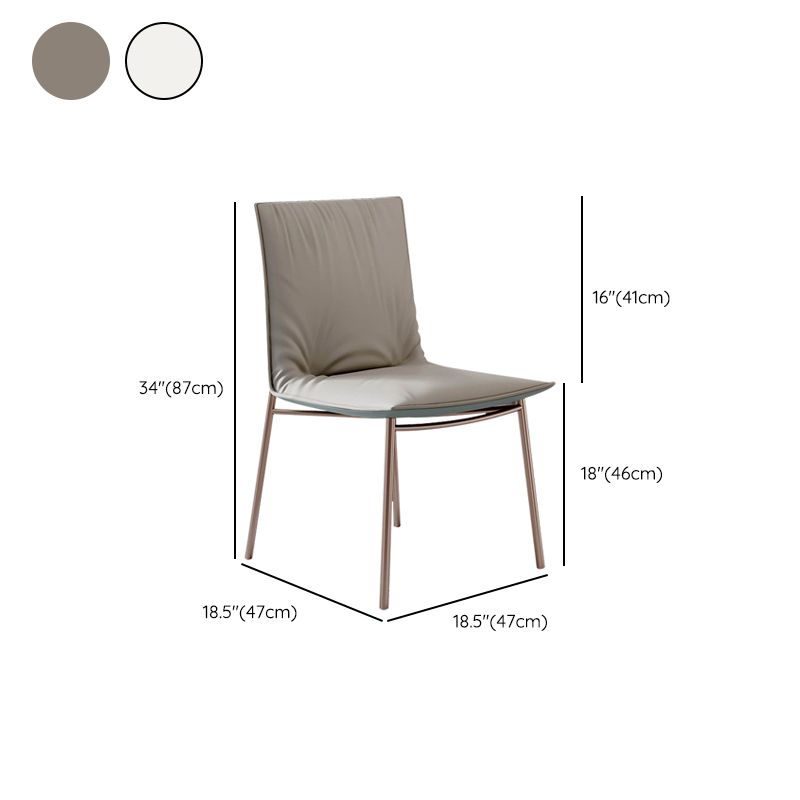 Glam Style Dining Chair Upholstered Side Chair for Living Room Clearhalo 'Dining Chairs' 'Dining Tables & Seating' 'dining_chair' 'furn' 'furn_dining_chair' 'Furniture' 'Kitchen & Dining Furniture' 1200x1200_59a13da2-3b8a-400c-8a26-eadafa240d0f