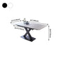 Rectangle Contemporary Dining Table Sintered Stone Table with Black Pedestal Base Clearhalo ' dining_table' 'Dining Tables & Seating' 'Dining Tables' 'furn' 'furn_dining_table' 'Furniture' 'furniture_dining_table' 'Kitchen & Dining Furniture' 'kitchen&dining_furn' 'kitchen' 'kitchen_dining_table' 1200x1200_59a3cb5a-286c-4627-9b2d-9f14b4803fb6